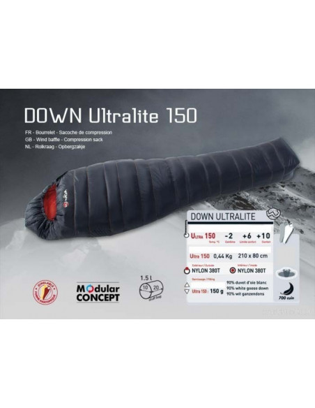 Couchage Wilsa Ultralite Down 150