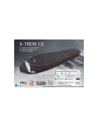 Sac de Couchage Wilsa X-TREM1.0 -10°