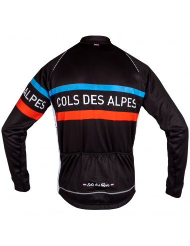 Maillot de vélo manches longues Cols des Alpes Classic