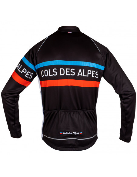 Maillot de vélo manches longues Cols des Alpes Classic
