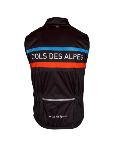 Sans manches de vélo Wind stopper COLS DES ALPES
