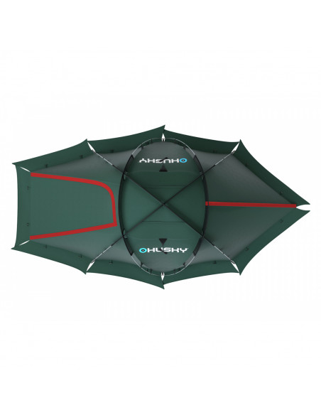 Tente HUSKY FIGHTER 3-4 Personnes vert