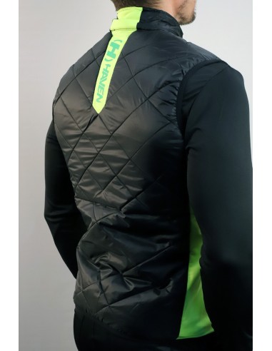 Sans manches HAVEN THERMAL VEST noir et jaune - Chaude et respirante