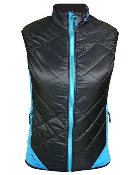 Sans manches HAVEN THERMAL VEST noir et bleu - Chaude et respirante