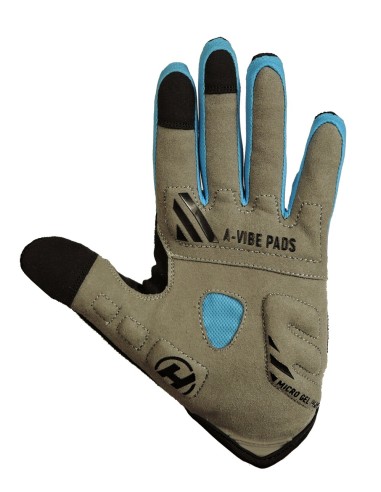 Gants longs VTT HAVEN Demo Noir/Bleu - Les gants 100% confort