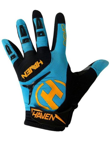 Gants longs VTT HAVEN Demo Bleu/Orange - Les gants 100% confort