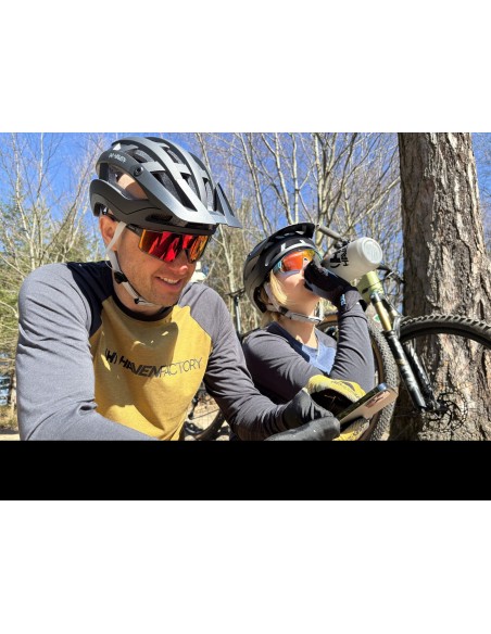 Casque VTT HAVEN Factory Air Noir Jaune