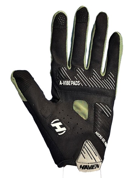 Gants longs VTT HAVEN Demo Noir/Bleu - Les gants 100% confort