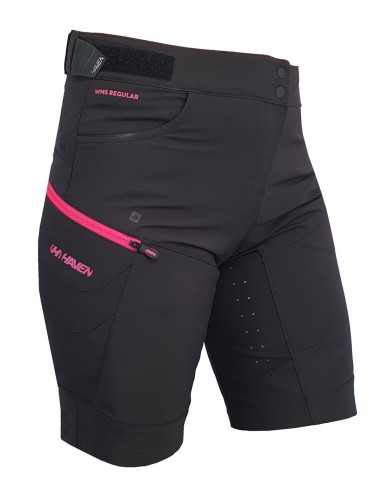 Short VTT HAVEN Femme Factory Air Noir/Rose