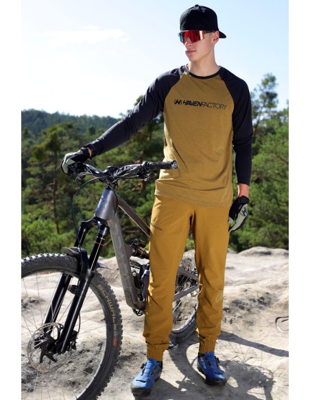 Pantalon VTT Homme Factory Trail Marron