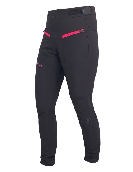 Pantalon VTT Factory Air Noir/Rose