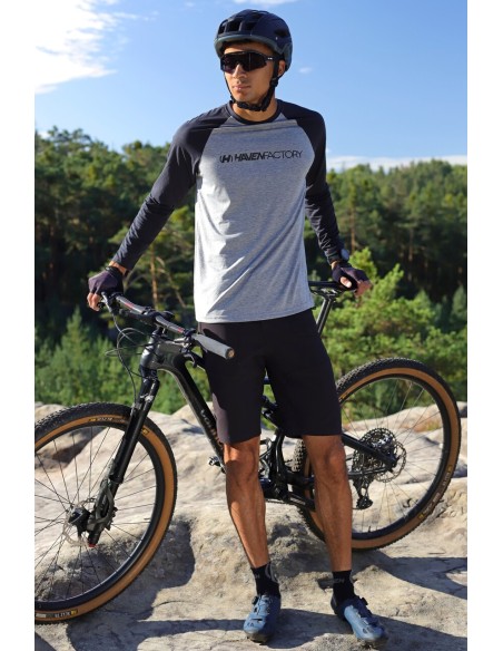 Tshirt VTT Homme HAVEN Factory Trail Gris