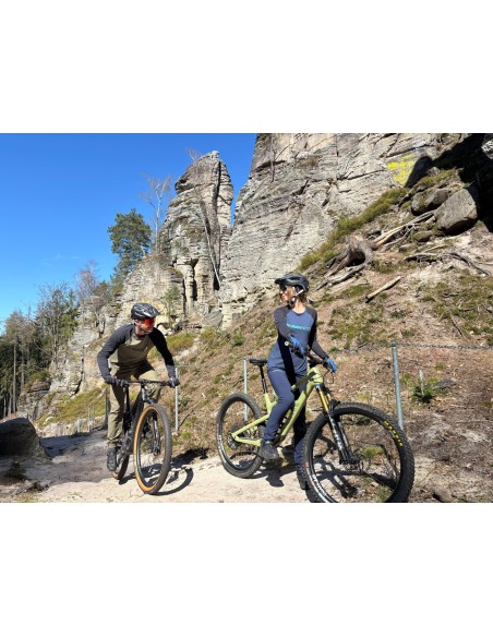 Tshirt VTT Femme HAVEN Factory Trail Bleu