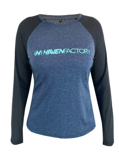 Tshirt VTT Femme HAVEN Factory Trail Bleu