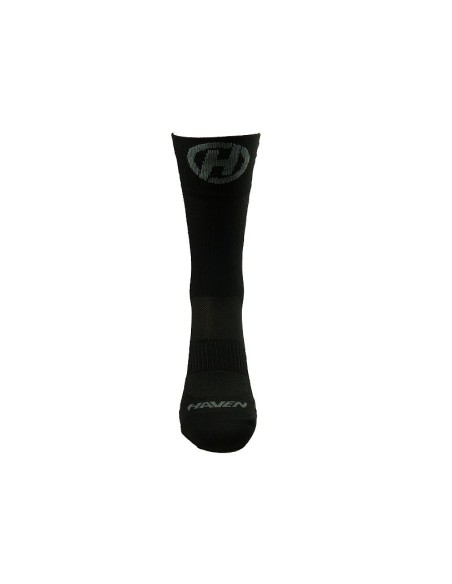 Chaussettes cyclisme Haven Lite Silver NEO Long Noir (pack 2 paires)