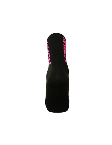 Chaussettes cyclisme Haven Lite Silver NEO Long Noir/Rose (pack 2 paires)