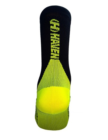 Chaussettes cyclisme Haven Structure Long Noir/Jaune (pack 2 paires)