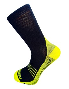 Chaussettes cyclisme Haven Structure Long Noir/Jaune (pack 2 paires)