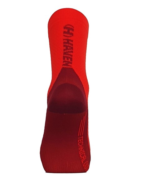 Chaussettes cyclisme Haven Structure Long Rouge (pack 2 paires)