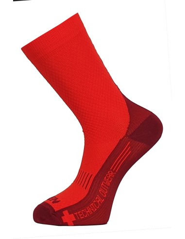 Chaussettes cyclisme Haven Structure Long Rouge (pack 2 paires)